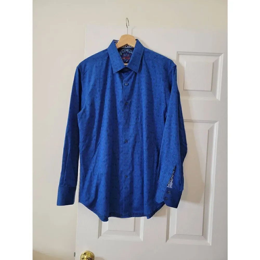 Robert GrahamβLong Sleeve Button Up Knowledge Wisdom Truth Paisley Shirt SizeβL